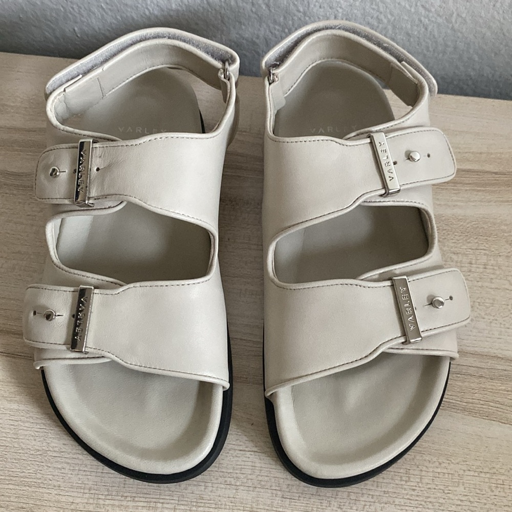 Varley NEW Corte Strap Sandals in Birch Size 37 | US 7 - Picture 6 of 16